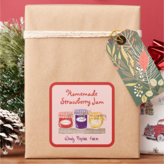 Étiquette de produit de confiture et gelée maison