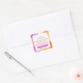 Étiquette de produit de diffuseur de roseaux abstr (Enveloppe)