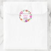 Étiquette de produit de diffuseur de roseaux perso (Sac)