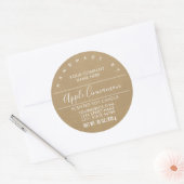 Étiquette de produit de la bougie ou du savon arti (Enveloppe)