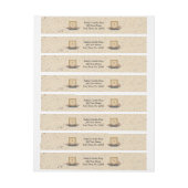 Étiquette de produit de l'installation de bougies (Feuille)