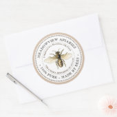 Étiquette de produit de rucher promotionnel en pap (Enveloppe)