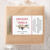 Étiquette de produit de typographie de vacances mo (En situation)