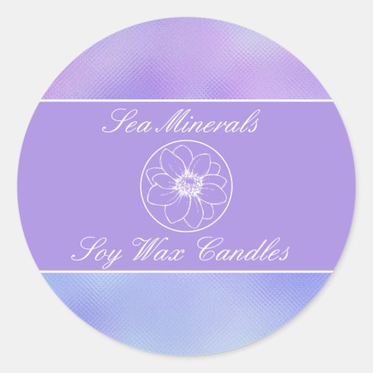 Étiquette de produit du logo holographique (Devant)