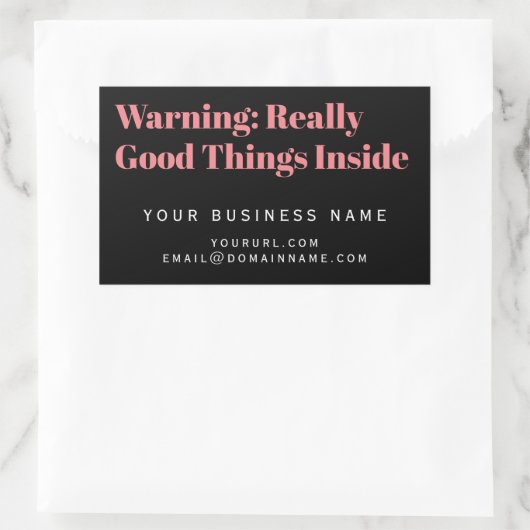 Étiquette de produit, emballage de boîte d'achat p (Sac)