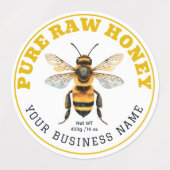 Étiquette de produit étanche pour rucher abeille p (Design 1)
