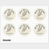 Étiquette de produit Grande Rose Épée Courageuse M (Feuille)