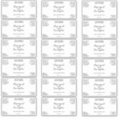 Étiquette de produit imperméable blanc ou transpar (Devant)