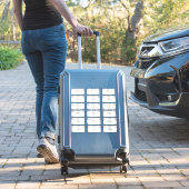 Étiquette de produit imperméable blanc ou transpar (Valise Insitu)