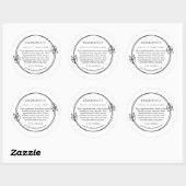 Étiquette de produit Ingrédients Couronne de feuil (Feuille)