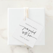 Étiquette de produit Jar Tag Mariage (En situation)