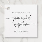 Étiquette de produit Jar Tag Mariage (Devant)