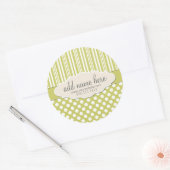 Étiquette de produit Lime Green (Enveloppe)