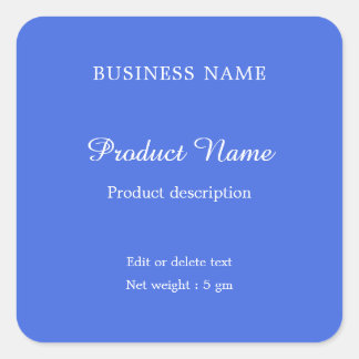 Étiquette de produit minimaliste moderne élégant b