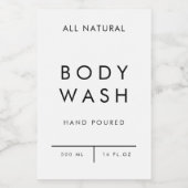 étiquette de produit organisation stockage - BODY  (Étiquettes simples)