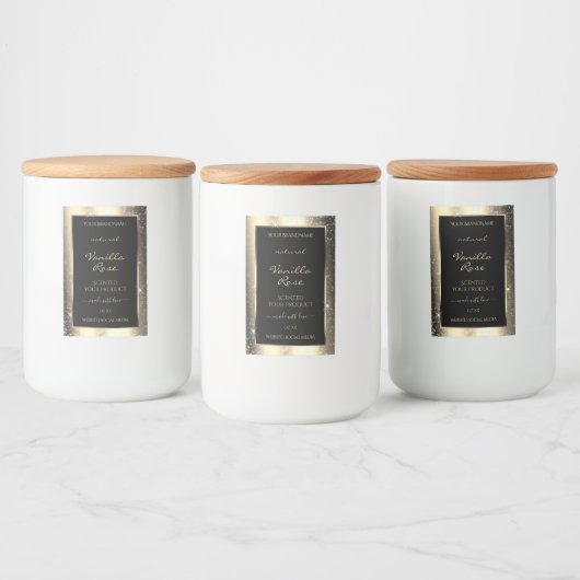 Étiquette de produit Parties scintillant à étincel (Bouteilles)