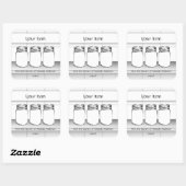 Étiquette de produit personnalisée pour pot Mason (Feuille)