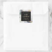 Étiquette de produit pour chandelle d'encre élégan (Sac)