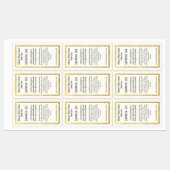 Étiquette de produit pour gels de douche imperméab (Feuille)