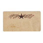 Étiquette de produit Primitive Star (Devant)