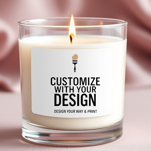 Étiquette de produit promotionnel 3x3" personnalis