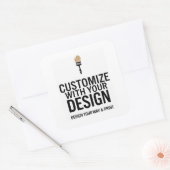 Étiquette de produit promotionnel 3x3" personnalis (Enveloppe)