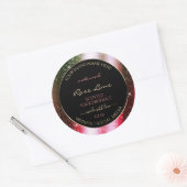 Étiquette de produit Rosy Blush Sparkle Parties sc (Enveloppe)