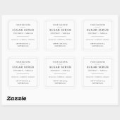 Étiquette de produit simple (Feuille)