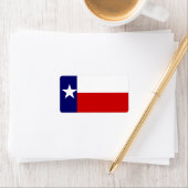 Étiquette de produit Texas Lone Star Drapeau Desig (En situation)