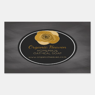 Étiquette de produit Vintage de tableau noir Soap
