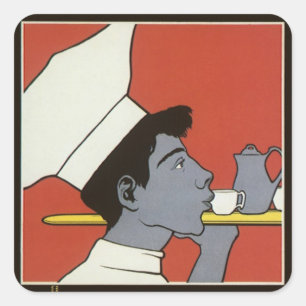 Étiquette de produit vintage, Kakao chocolat chaud
