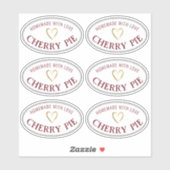 Étiquette de produits alimentaires de boulangerie  (Feuille)