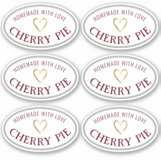 Étiquette de produits alimentaires de boulangerie  (Devant)