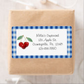 Étiquette de produits Cherries Business Étiquette (En situation)