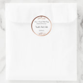 Étiquette de produits de bain (Sac)