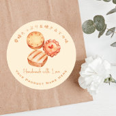 Étiquette de produits de boulangerie Cookie Biscui