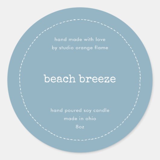 Étiquette de produits de cosmétique à la frontière (Devant)