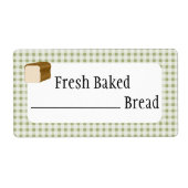 Étiquette de produits de pain frais (Devant)
