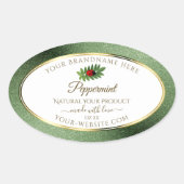 Étiquette de produits Ladybug Parties scintillant  (Devant)