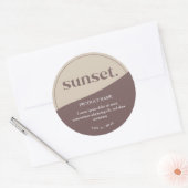 Étiquette de produits Logo Moderne (Enveloppe)