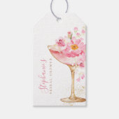 Étiquette de Prosecco à pétales de rose dorée pour (Devant)