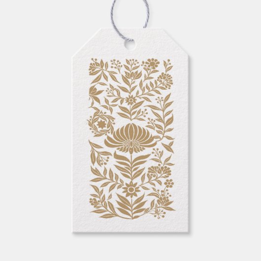 Étiquette de prospérité en or (Devant)