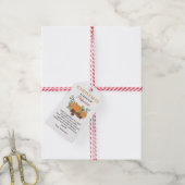 Étiquette de recette de pot-pourri de Noël pour la (Avec de la ficelle)