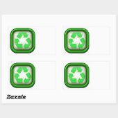 Étiquette de recyclage (Feuille)