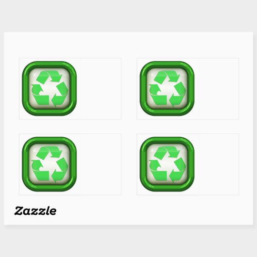 Étiquette de recyclage (Feuille)