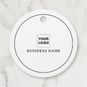 Étiquette de remerciement avec typographie rétro p (Dos)