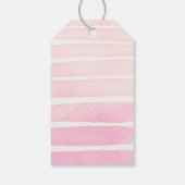 Étiquette de remerciement Baby Shower Tropical Gol (Dos)