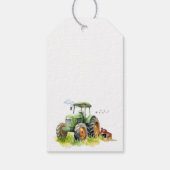 Étiquette de remerciement d'anniversaire pour trac (Dos)