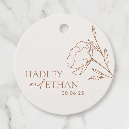 Étiquette de remerciement de cadeau de mariage min (Devant)