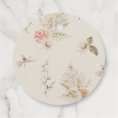 Étiquette de remerciement de citrouille d'automne  (Dos)